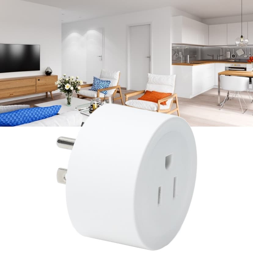 Smart Plug, Multiple Guarantees Portable Smart WiFi Outlet Convenient Remote Control for Office Appliances