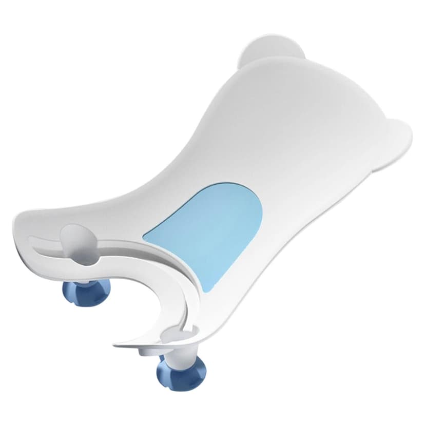 Siruishop Baby Bathtub Seat,Shower Accessories,Lightweight,Sturdy,Nonslip,Comfortable Bathing Seat Bath Support for Infant,Baby,Newborn White