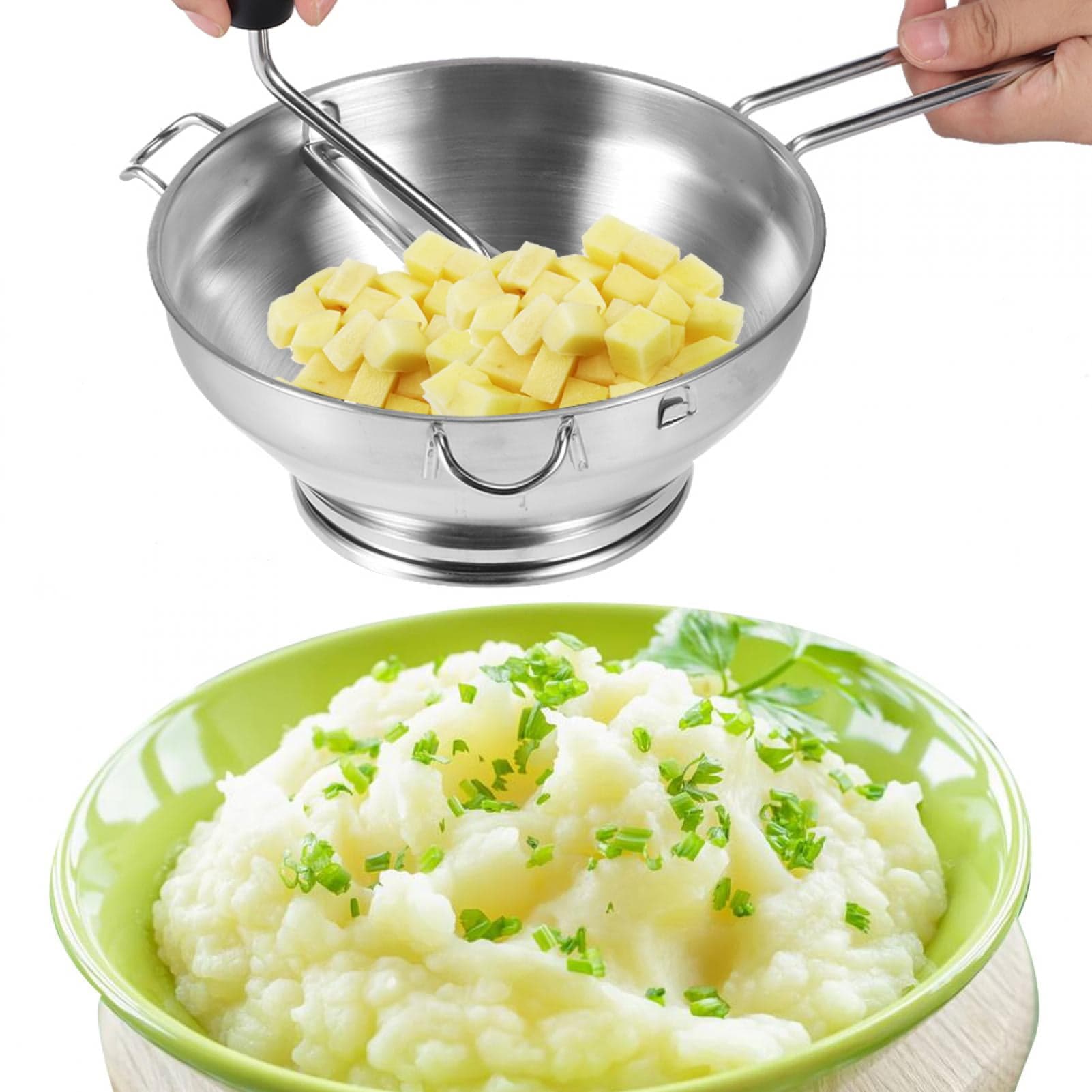 Rustproof Multifunctional Stainless Steel Food Mixer, Vegetable Mixer, For Kitchen Restaurant Home