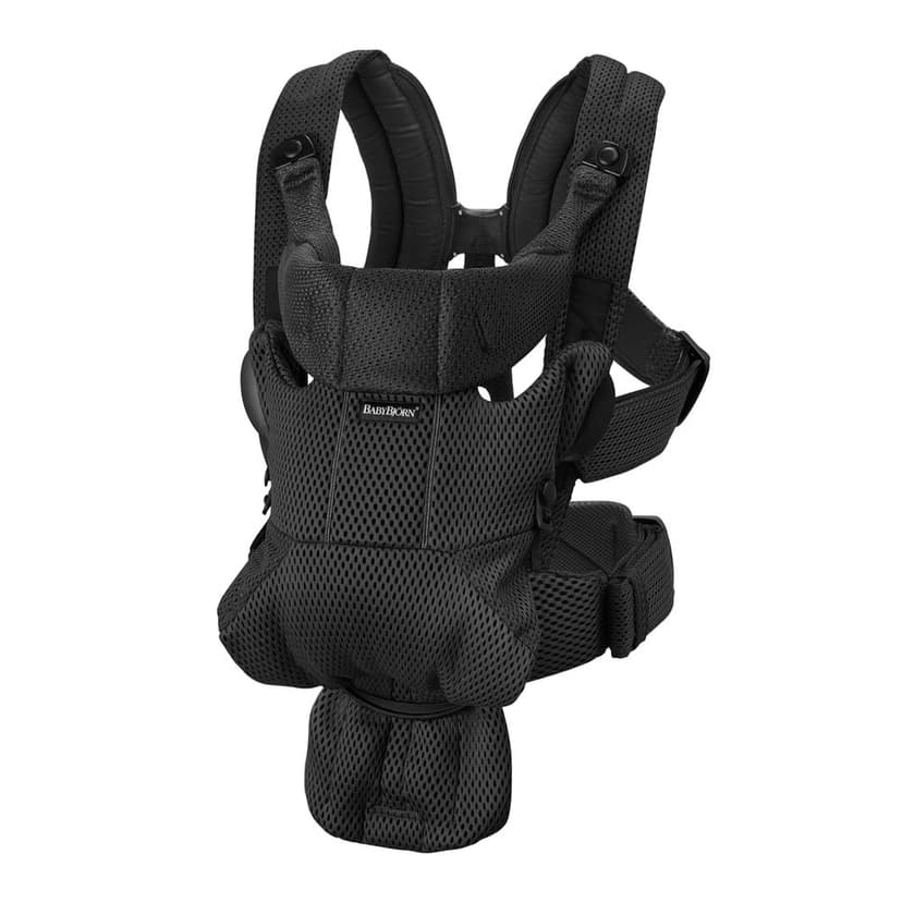 BabyBjorn Baby Carrier Free - 3D Mesh, Black