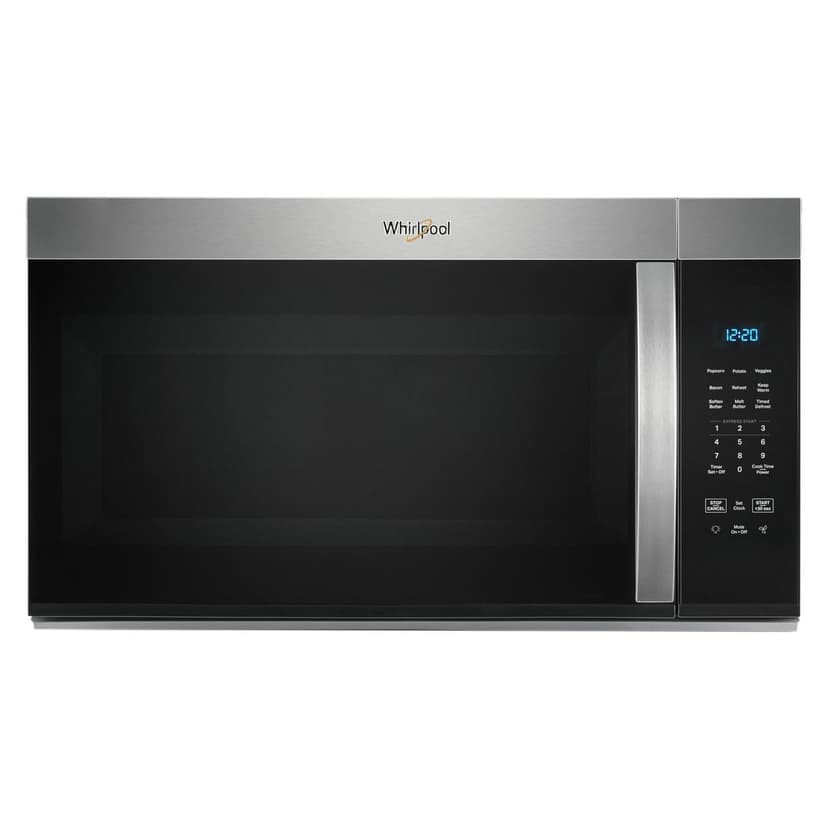 Whirlpool 1.7 cu ft. Over-the-Range Microwave with Express Cooking Buttons, 300 CFM stainlesssteel