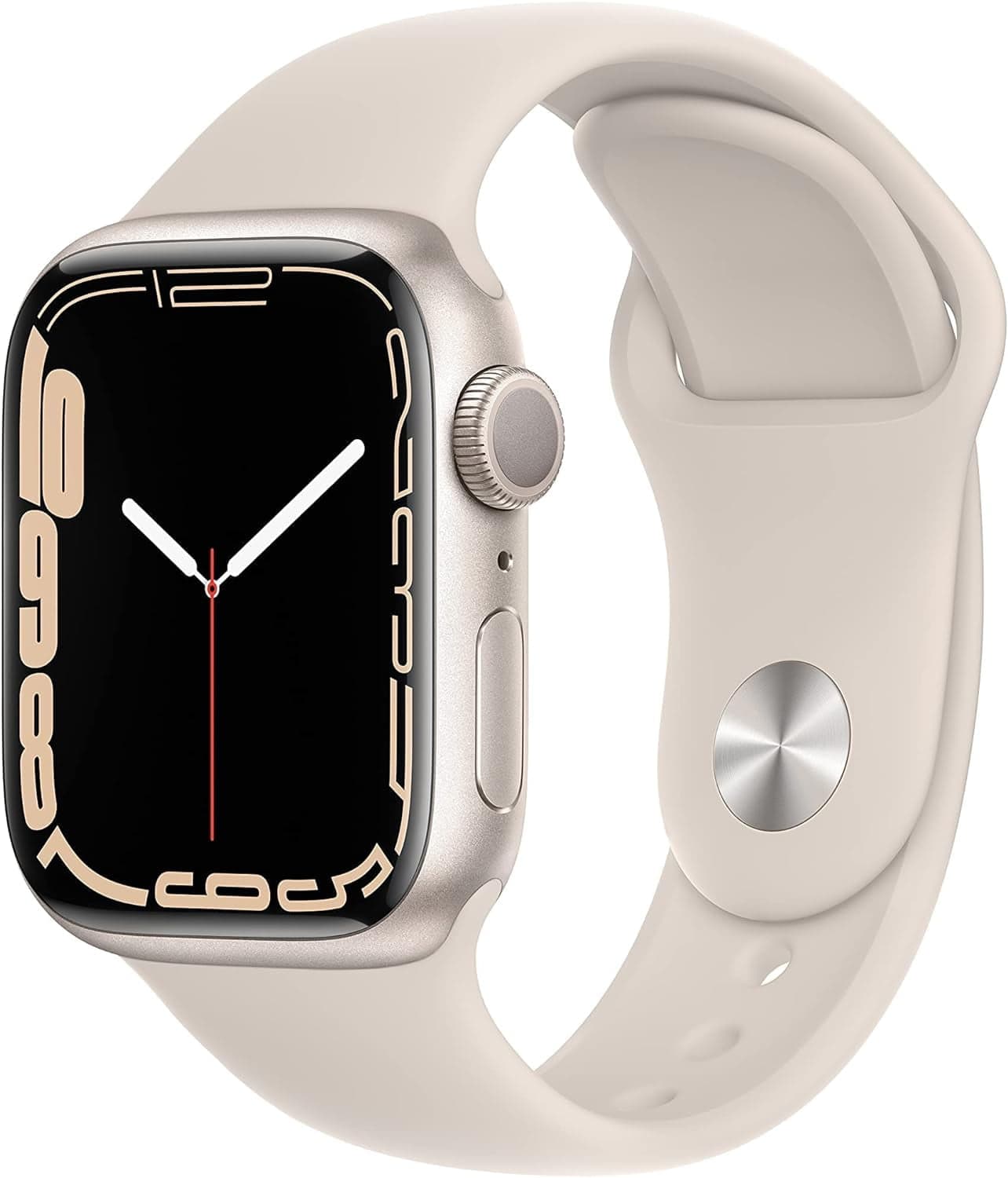 Refurbished Apple Watch Series 7 Aluminum 45 mm (GPS + Cellular) Starlight (Grade A+)