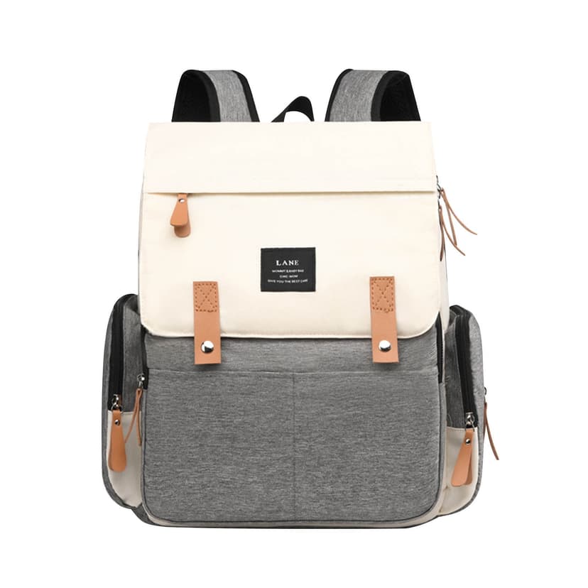 ABPWLY Diaper Bag Large Capacity Maternity Backpack Organizer Nursing Bag Insulated Pockets Wide Opening Stylish Double Shoulder Convertible Handbag Multi Compartment 12.2x5.1x15.7 Inch