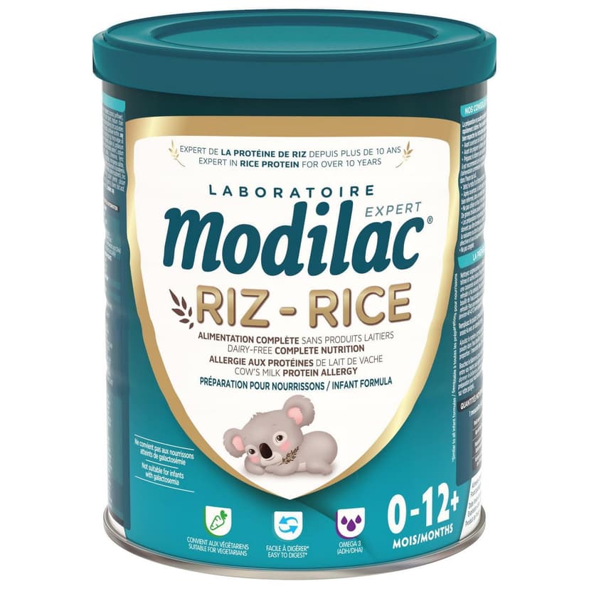 Laboratoire Modilac Expert Rice, Baby Formula 0-12+months, 400g