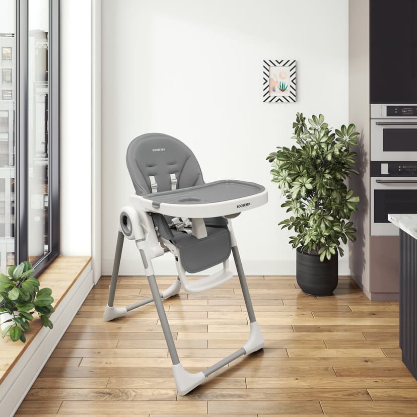 Tronassimo foldable high baby dining chair - Tronassimo H2 for kids - dark grey
