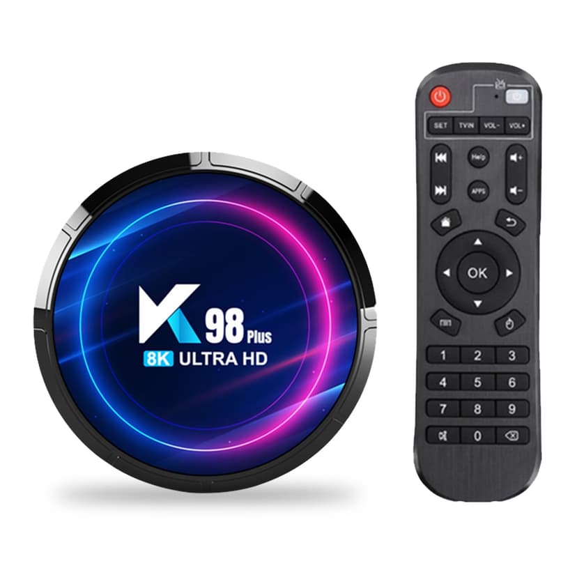 Mistaha K98 PLUS Android 13.0 Smart TV Box with RK3528 Chip, 8K Decoding, Dual-band WiFi, BT5.0, Infrared Remote, 4GB+64GB, US Plug 110-240V
