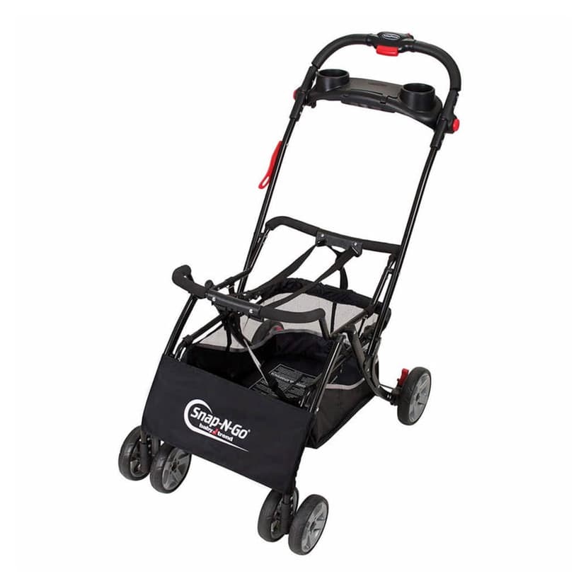 Baby Trend Snap-N-Go FX Universal Infant Car Seat Carrier – Lightweight Travel Frame with One-Hand Fold, Parent Tray & Large Storage