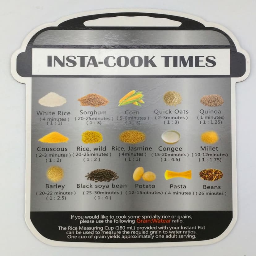Dioche Cooking Time Sticker,Electric Pressure Cooker Cooking Schedule Sticker,Electric Pressure Cooker Cooking Schedule Magnetic Memo Sticker