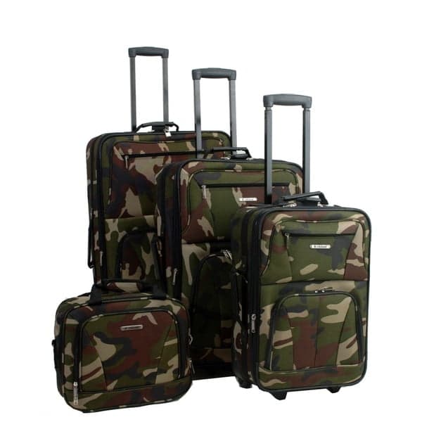 4 PC CAMO LUGGAGE SET - CAMOFLAGE