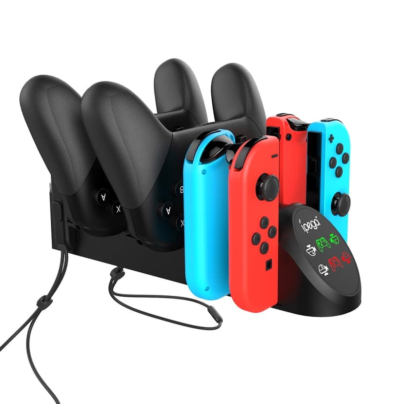 axGear Charger Dock for Nintendo Switch OLED Joy-con for Pro Controller