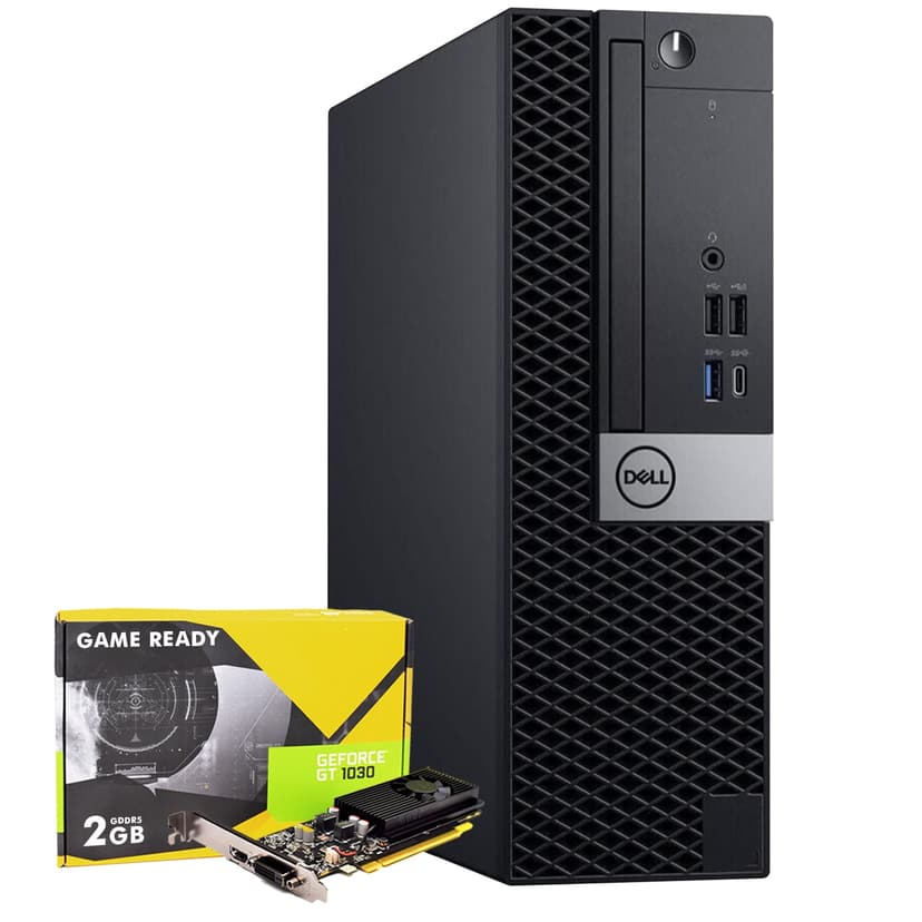 A Grade Dell OptiPlex 5060 SFF Gaming Desktop PC | Hexa Core i5 3.0GHz Processor | 16GB RAM 512GB SSD | Gaming Keyboard & Mouse | HDMI | Bluetooth | GeForce GT1030 2GB DDR5| Win 11 Pro