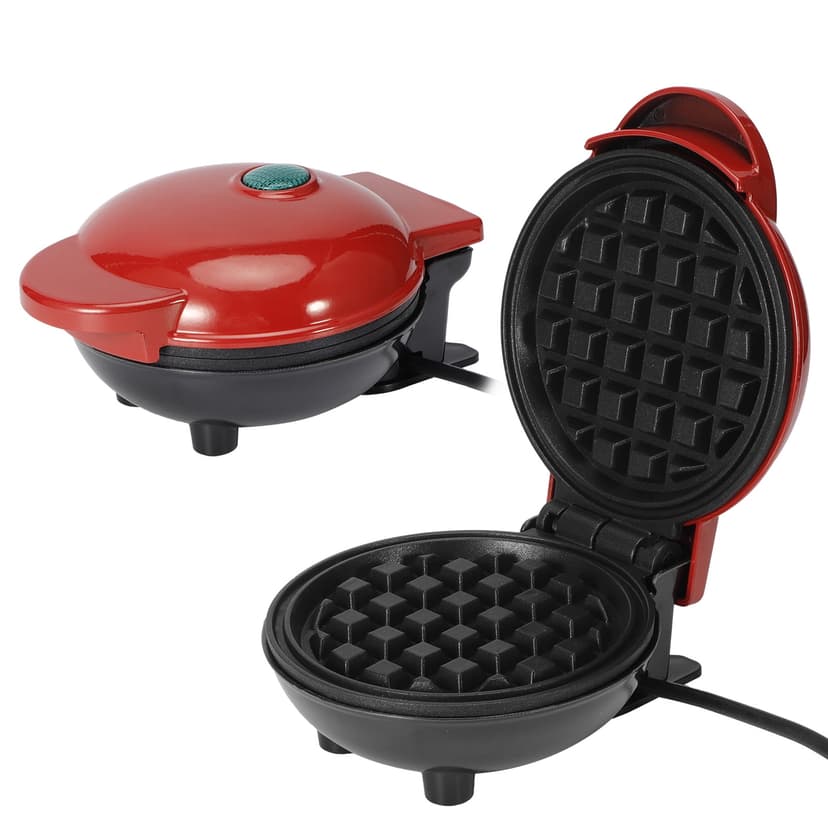 Compact Multi-Function Waffle Maker for Sandwiches, Panini, and Cookies – Stylish Kitchen Appliance with Non-Stick Surface, Quick Heating, and Space-Saving Design – Ideal for Breakfast and On-the-Go