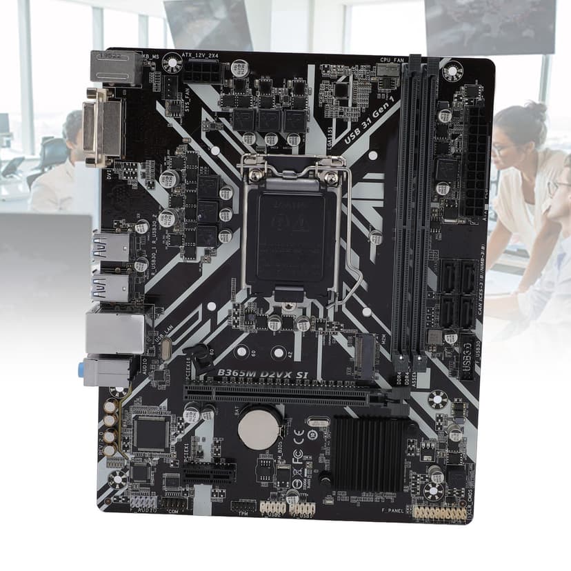 Desktop Computer Motherboard, DVI Output Motherboard 1xM.2 Slot for Design