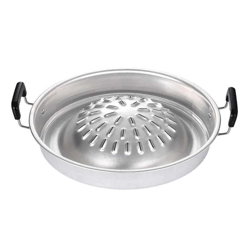 GROWTH TANK Camping Stove Grill Pan BBQ Griddle Pans Indoor Outdoor Roasting Plate Bbq Grill 30cm