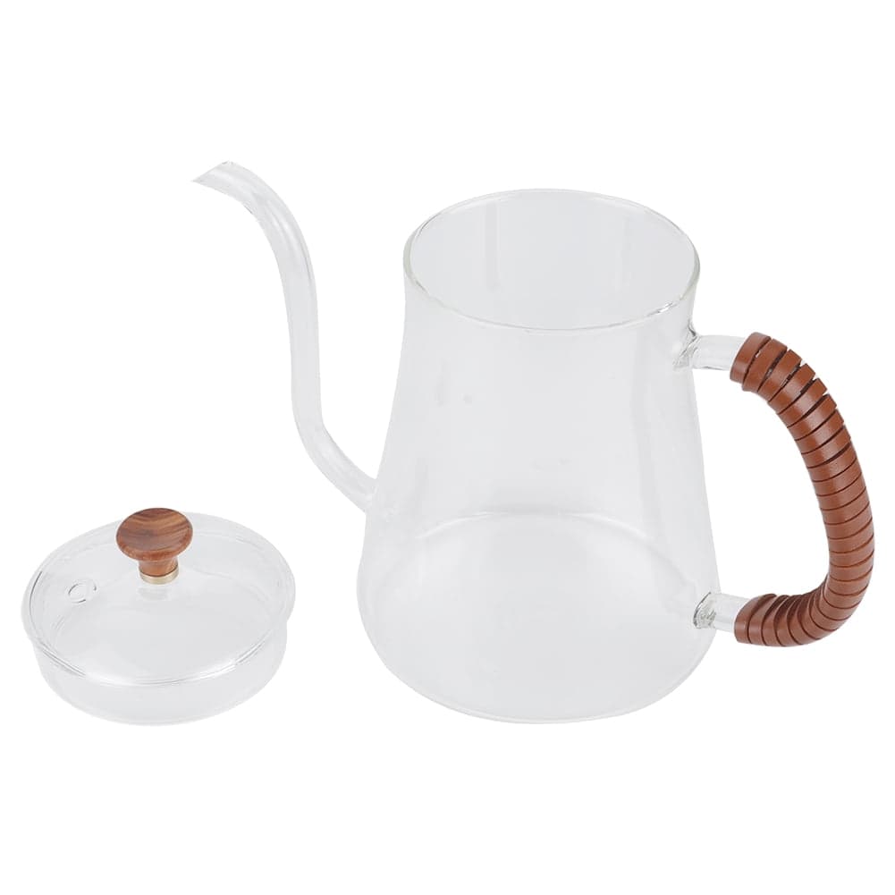 Coffee Carafe,Thickened Glass Gooseneck Kettle Pour Over Kettle Tea Pour Over Kettle Multi-Functional