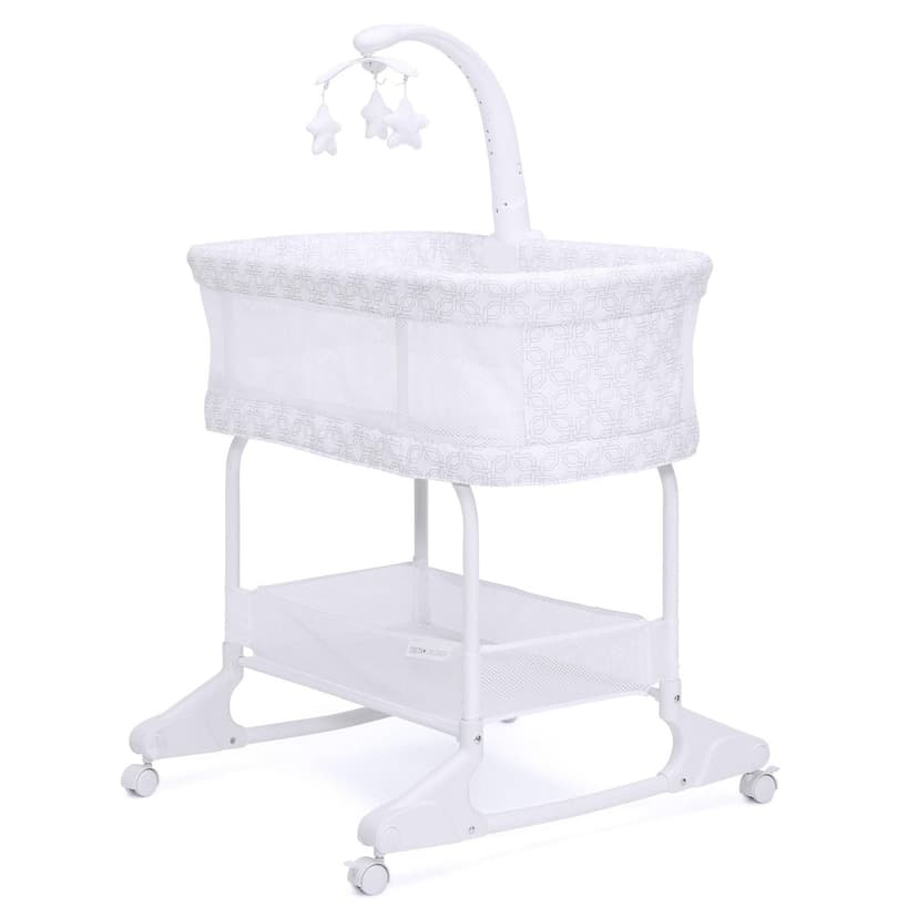 Delta Children SleepCool Rocking Bassinet with Airflow Mesh, Fresco