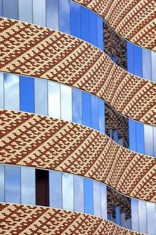 Brick and Glass II Poster Print by Douglas Taylor (12 x 18)