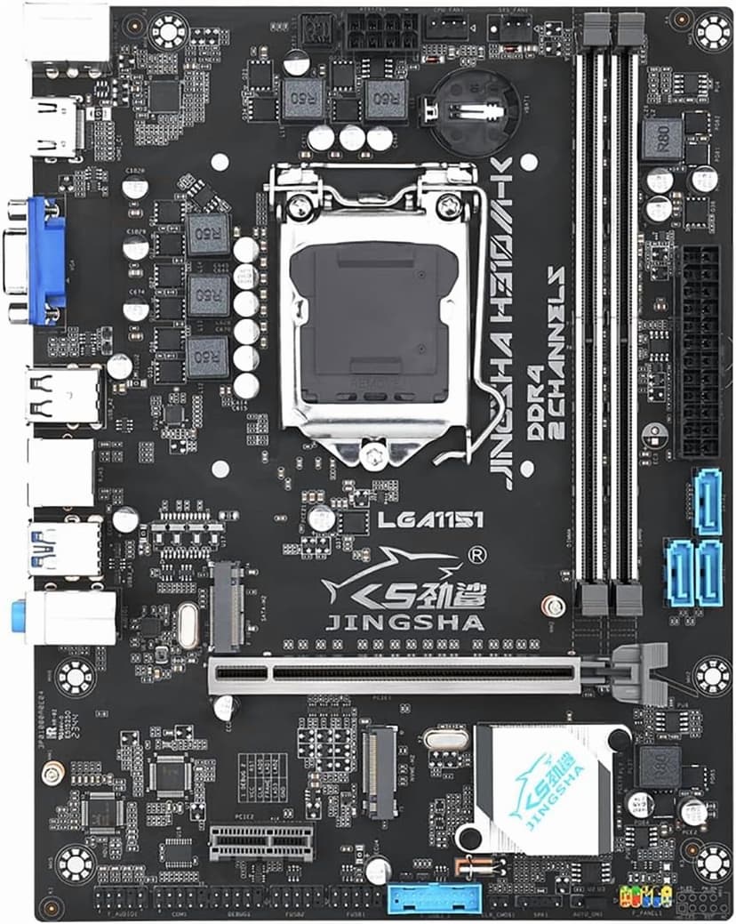 H310M-K Desktop Motherboard Intel Socket LGA1151 SATA 3.0 USB 3.0 Games DDR4 for M-ATX with VGA & HDMl