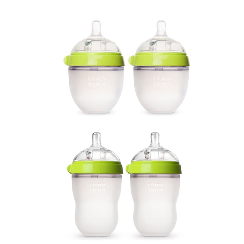 Comotomo Double Pack Bundle, Green (2x250ml, 2x150ml)