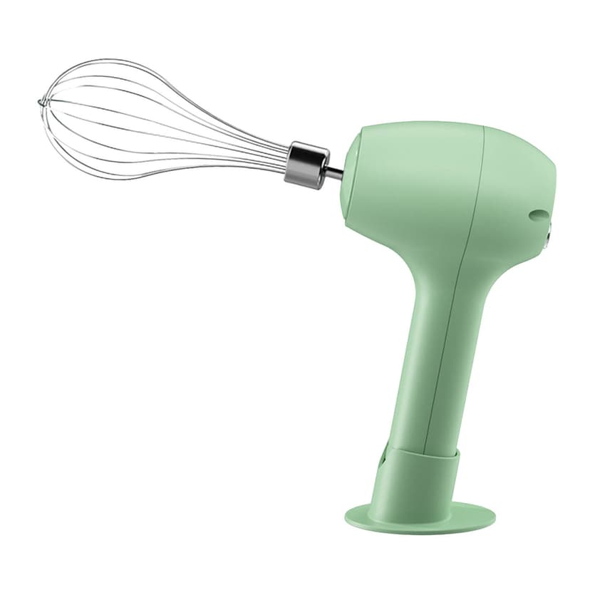 Wireless Hand Mixer Portable Kitchen Appliance for Baking Dough Cake Mixing and Milk Frothing