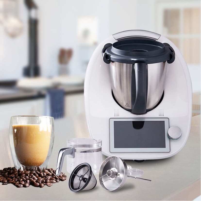Food Processor Coffee Container, Easy Cleaning Detachable Food Processor Coffee Items for TM5