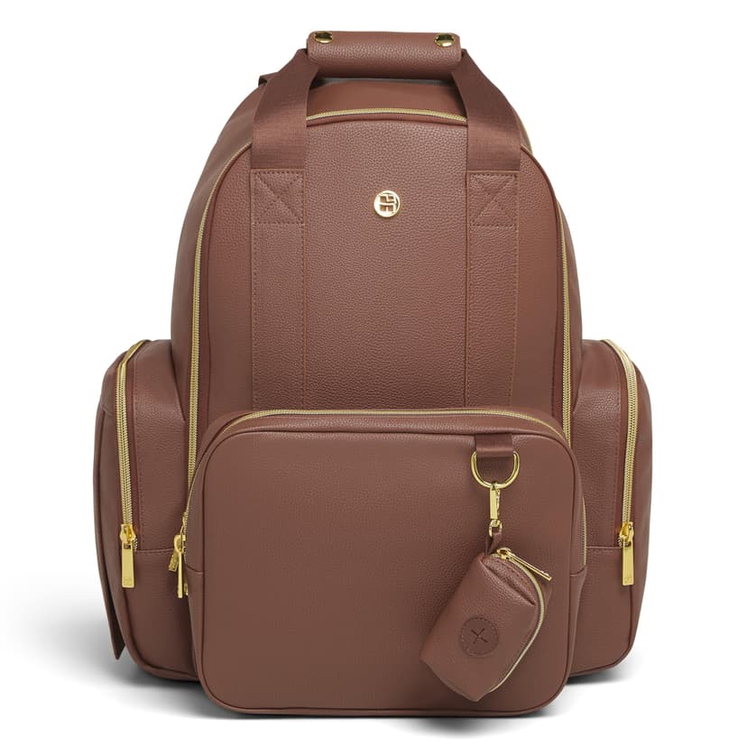 Diaper Backpack Huggies Sunshine Pack Cognac Leather