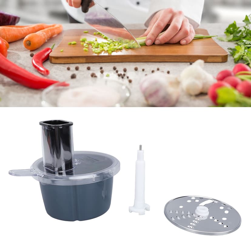 Vegetable Cutter Blender, Food Processor Container Cutter Kit Stainless Steel Blades Professional High Efficiency for Kitchen
