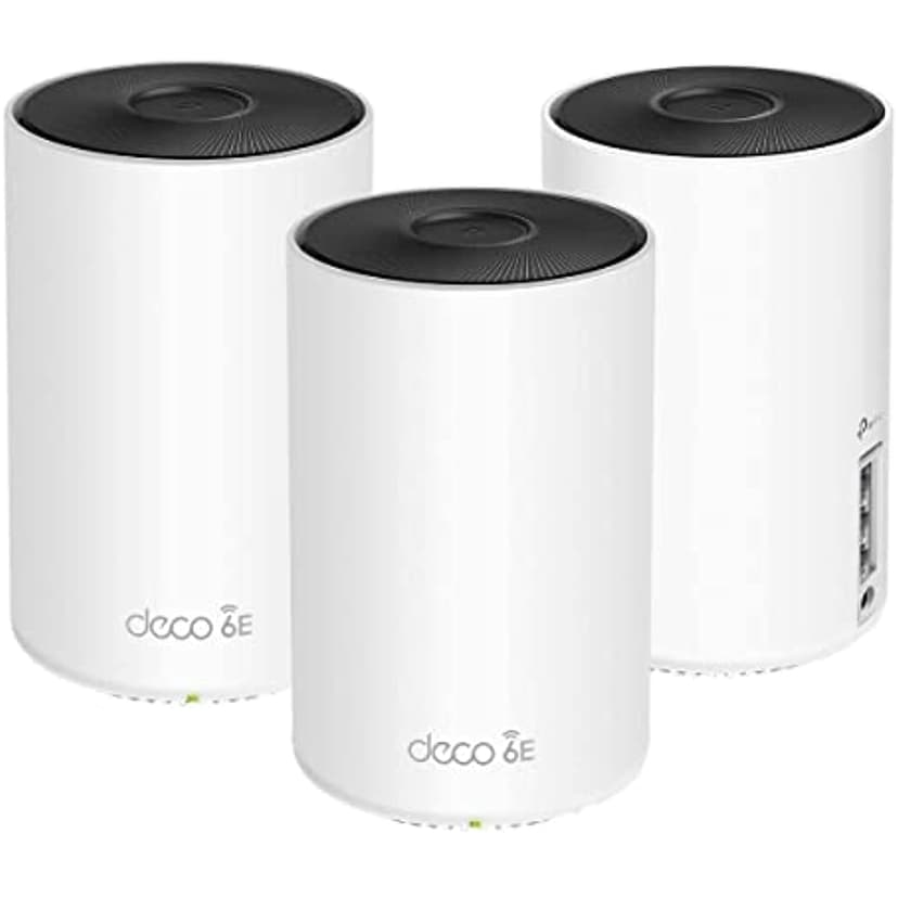 TP-Link Deco AXE5300 Wi-Fi 6E Tri-Band Whole-Home Mesh Wi-Fi System, 3 Pack
