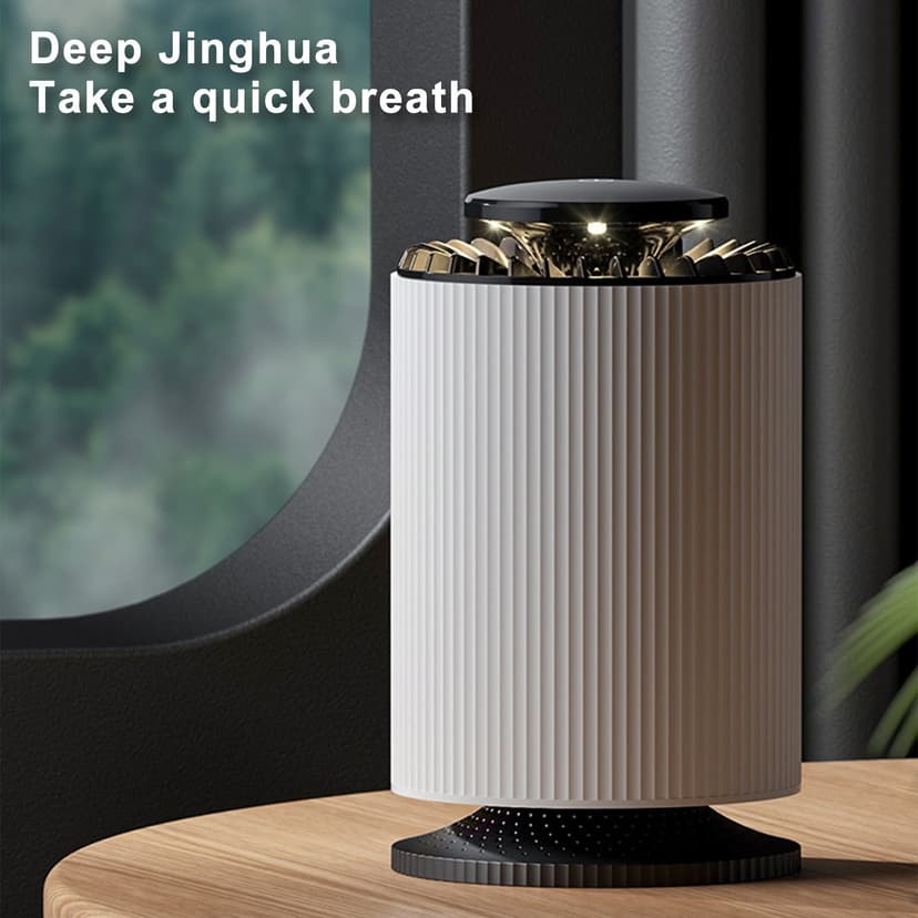 LSLJS New Household Two-in-one Purifier Indoor Desktop Removal Removal Small Desk Lamp Purifier, Air Purifier