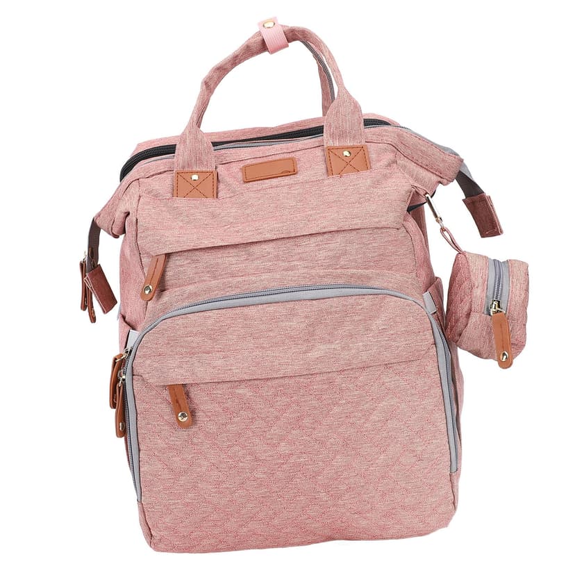 Travel Diaper Bag Foldable Multifunctional Baby Diaper Backpack with USB Charging Port for Travel