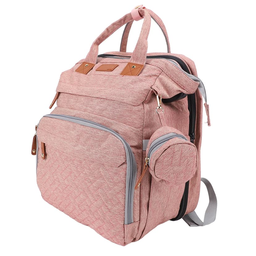 Foldable Diaper Bag Foldable Multifunctional Baby Diaper Backpack with USB Charging Port for Travel
