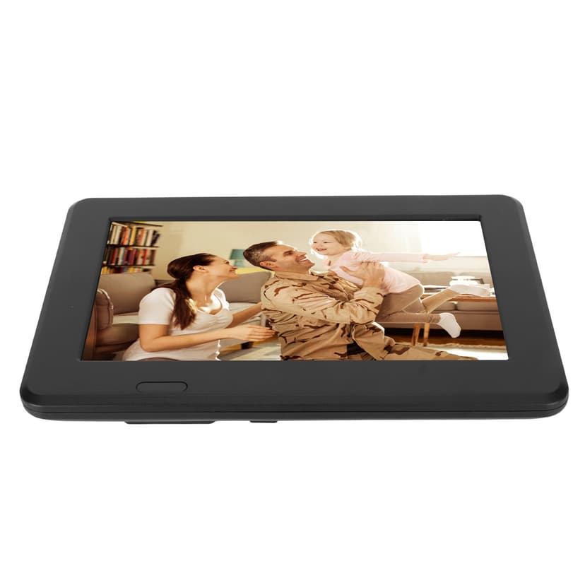 LED Digital Television, 7 Inch US Plug 100-240V USB Storage Card TV Function Portable Television ATSC 16:9 Widescreen for Outdoor