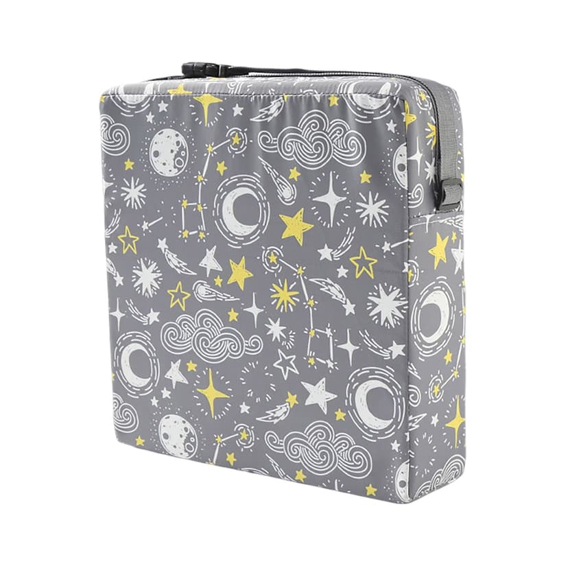 Binwennn Toddler Booster Seat Chair Booster Seat With Adjustable Belt And Fastening Strap Non Booster Seat Cushion Cute Kid Booster Seat For Dining Table Toddler Kids Tailbone Cushion Large Outdoor