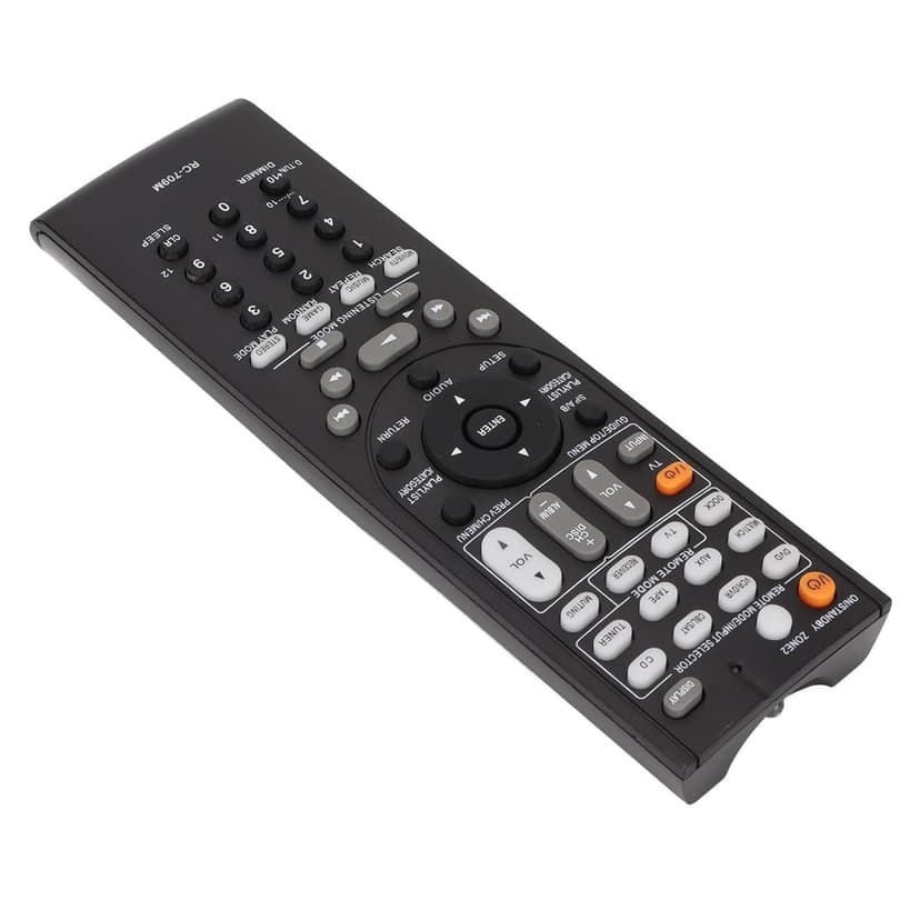 Remote Control, Easy Replacement ABS Battery Powered AV Receiver Remote Control for AV Receivers for TX SR506