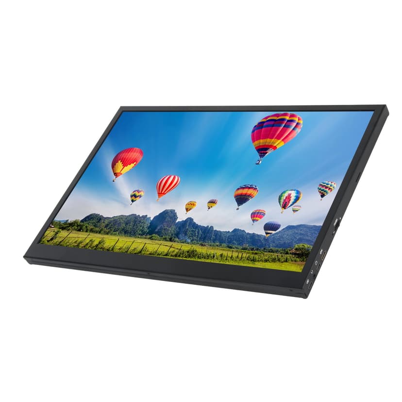 Portable Monitor, Gaming Monitor 178 Degree Viewing Angle 17in Plug and Play for Mobile Phone