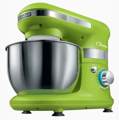 SENCOR 300W 6-Speed Stand Mixer, Green