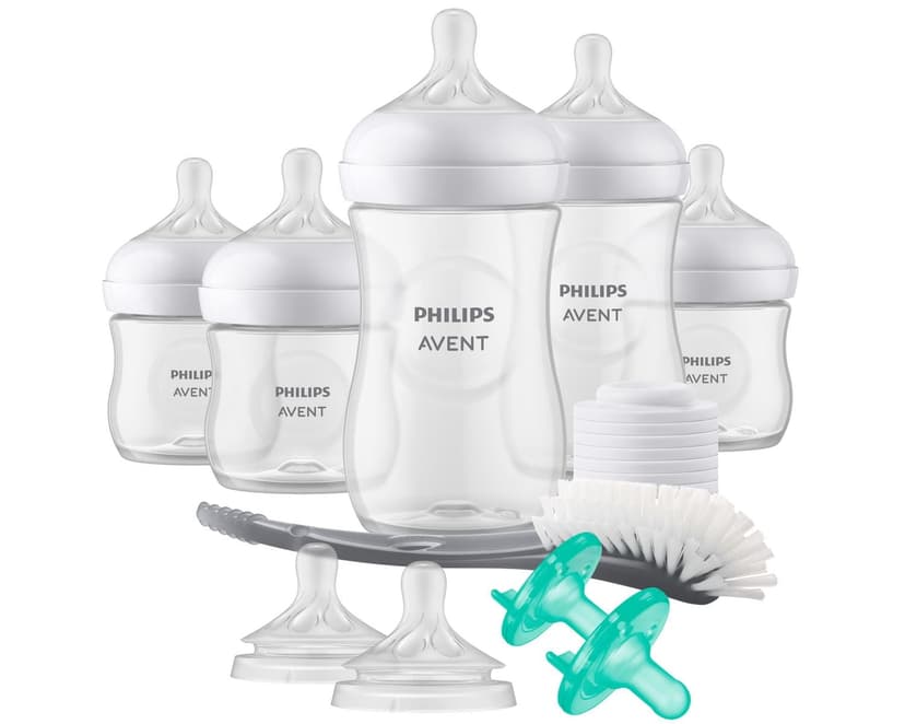 Philips Avent Natural Baby Bottle Newborn Baby Gift Set, SCD838/02