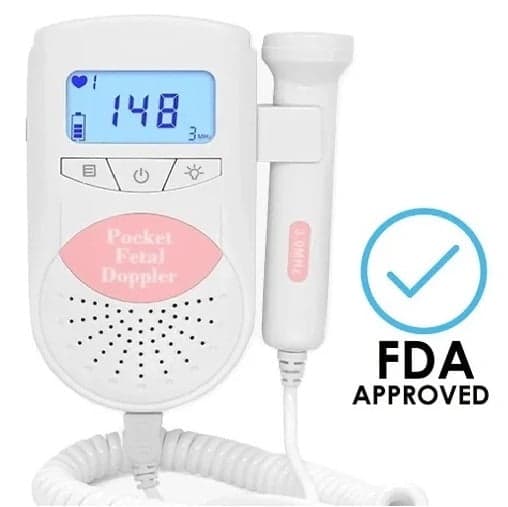 Fetal Doppler - Baby Heart Monitor with GEL - Health Canada Licensed