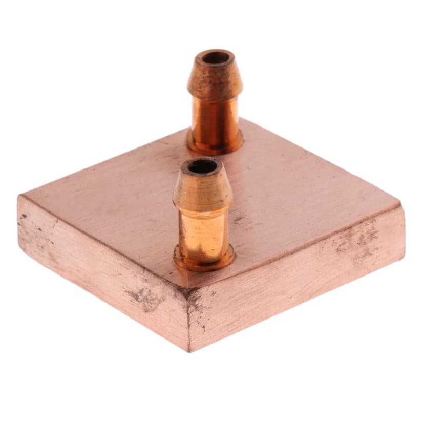 Tachiuwa Copper Water Cooling Block, Liquid Water Heat Sink System for PC Computer
