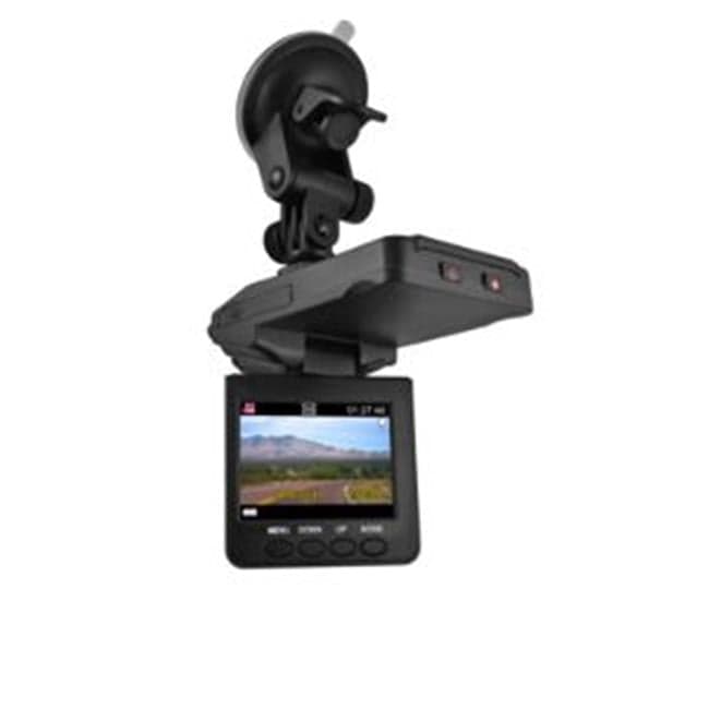 Ematic DVR120 2.5 in. HD Dashcam with Night Vision Camera