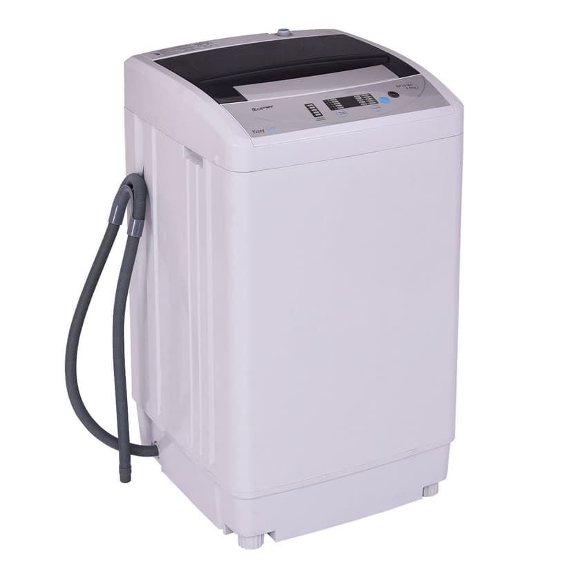 Costway Full-Automatic Laundry Washing Machine 12Lbs Washer/Spinner W/Drain Pump