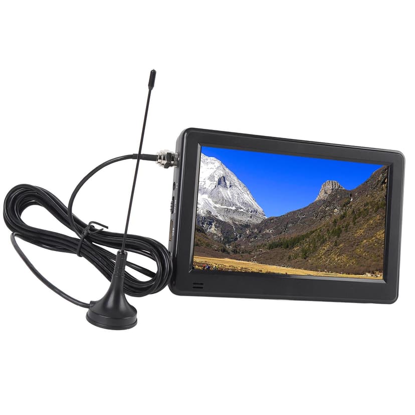 Portable LED TV, High Resolution Sensitive Tuner 6 Inch Portable TV Clear Display for Camping