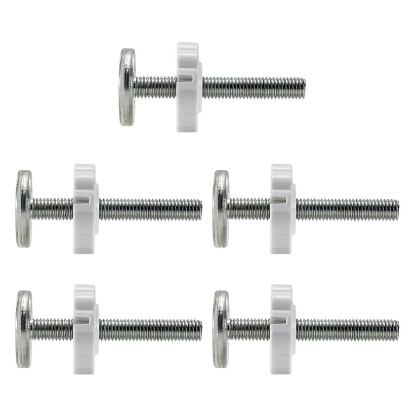 MIANGASTORE 5pcs Pressure Mounted Baby Gate Threaded Spindle Rod Adjustable Screw Bolt
