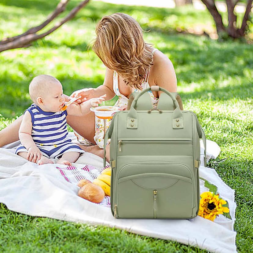 Staron Diaper Backpack for Newborn, Large Capacity Multifunction Travel Bag, Waterproof Maternity Baby Shower Gift