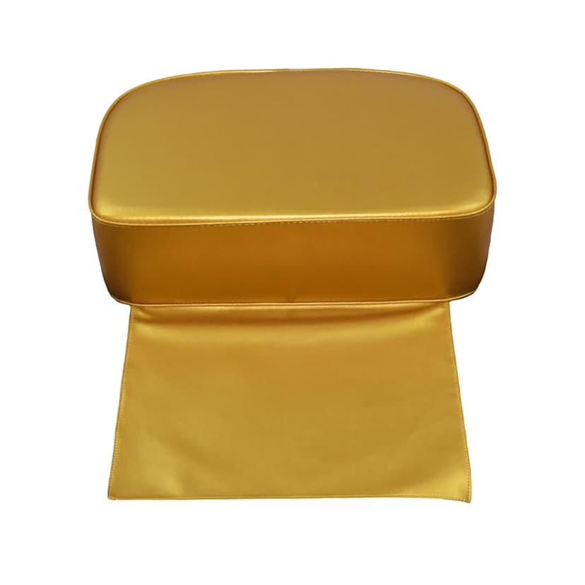 Child Barber Seat Salon Spa Equipment Cushion W/ Zip Fastening, Flap , Help Damages to Styling - Golden