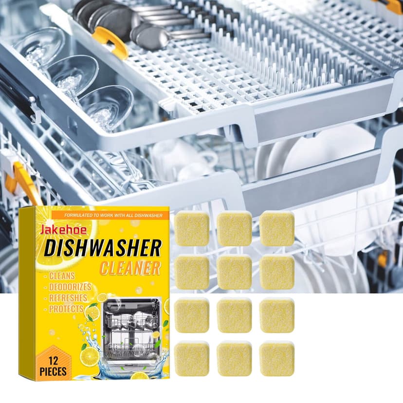 EGNMCR Dishwasher Cleaning Sheet Decontamination Degreasing Scale Cleaning Sheet Dishwasher Cleaning Special Maintenance Sheet Dishwasher cleaning pads
