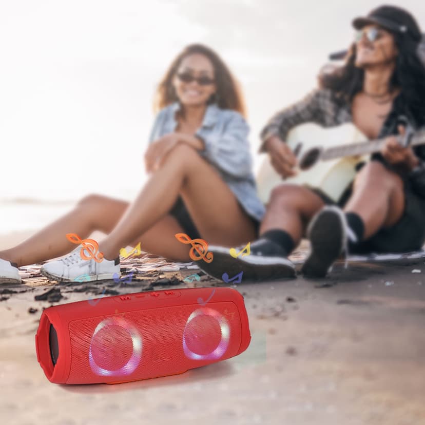 Chmadoxn Speaker Bluetooth Speaker, Wireless Subwoofer, Outdoor High-volume Mini Speaker, Home Colored Light, Portable Speaker Bluetooth audio