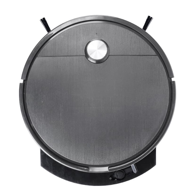 15W Rechargeable Home Cleaning Robot with 2800PA Strong Suction, 2 x 3.7V 2000mAh Lithium Battery, 3-in-1 Sweep, Vacuum & Mop Functions, Mechanical & Remote Dual Control, ABS Material, Grey Color