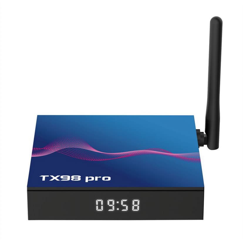 Tx98 Pro Set-Top Box H618 for Android 12.0 Wifi 6 Bluetooth 5.0 Smart Tv Box HD Media Player EU Plug 2+16gb