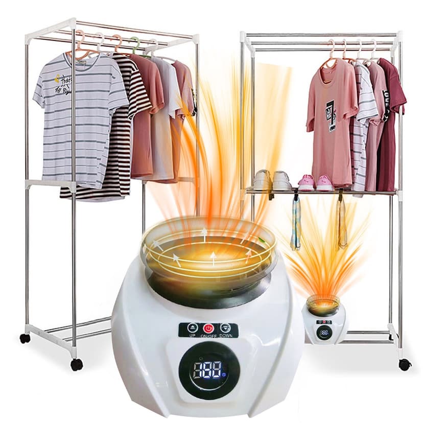 WUHUAKES Household Mute Sterilizing Warm Clothes Dryer Baby Clothes Drying